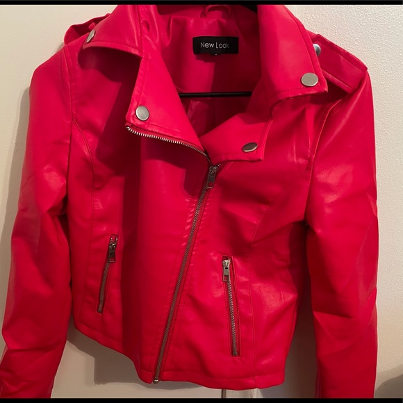 Red Leather Jacket - Picture 1 of 1